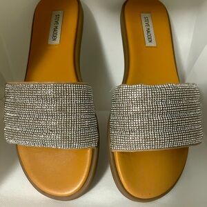 Steve Madden Rhinestone Slides
